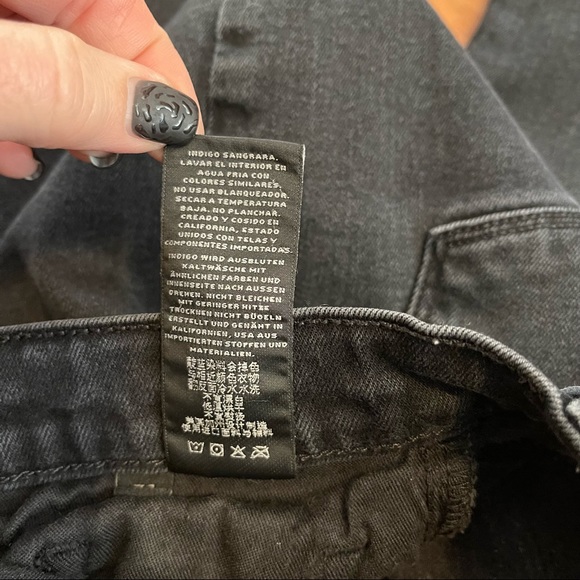 J Brand Tyler Black Slim Fit Jeans Amar Wash Size 31 - Picture 6 of 10